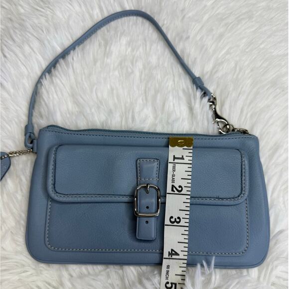 Vintage COACH y2k Soho Blue Wristlet - Picture 10 of 10